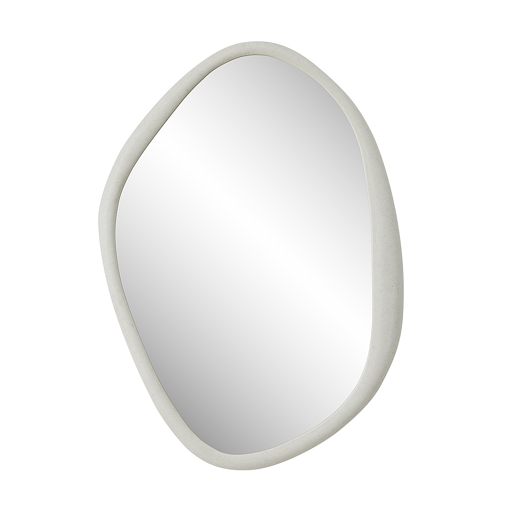 Renwil MT2691 Folignio 40" Tall Irregular Mirror - Rice Stone