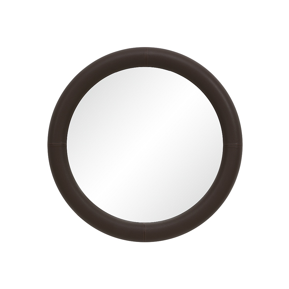 Renwil MT2781 Potro 45" H x 45" W Wall Mirror - Dark Brown