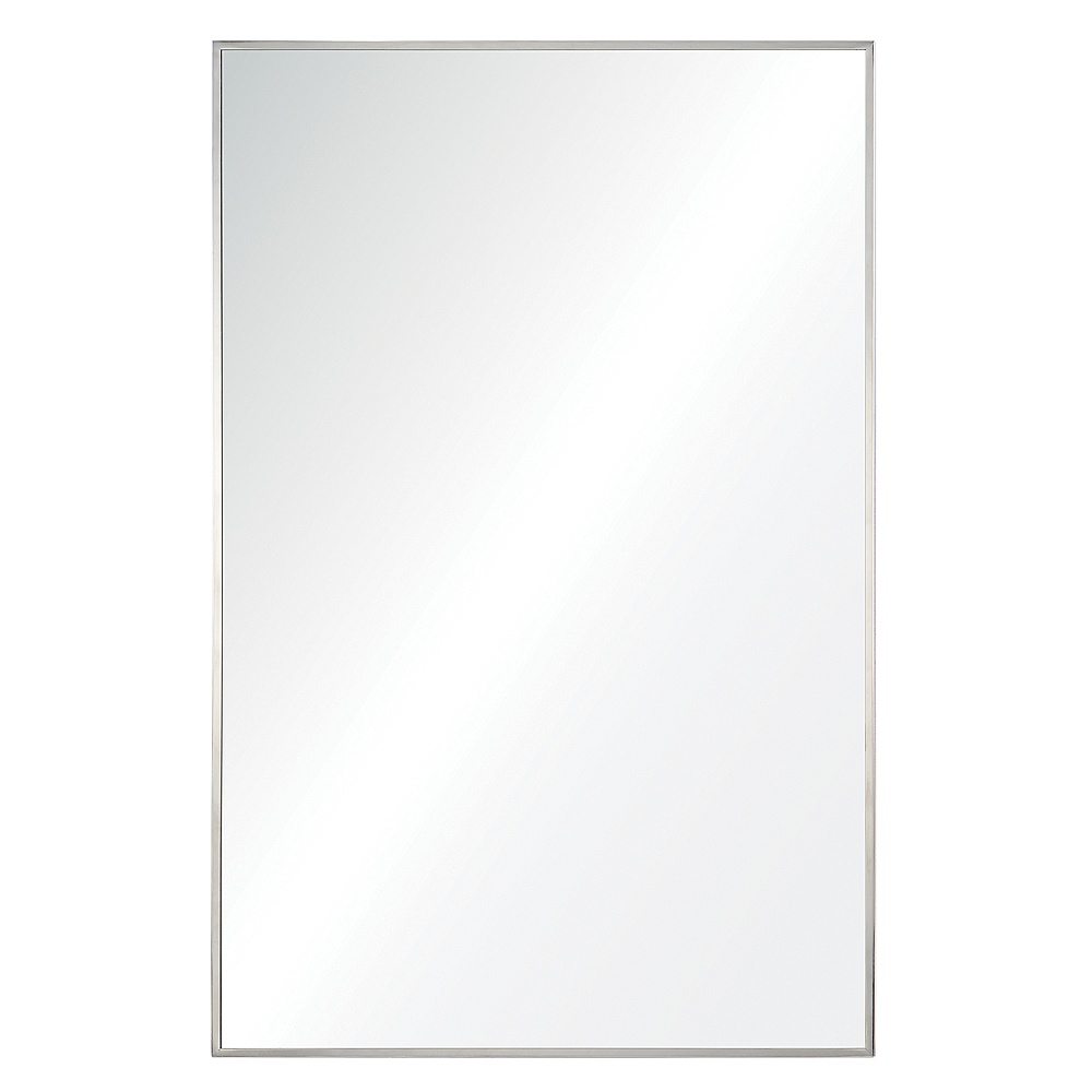 Renwil MT1553 Crake 36" Tall Rectangle Wall Mirror - Grey