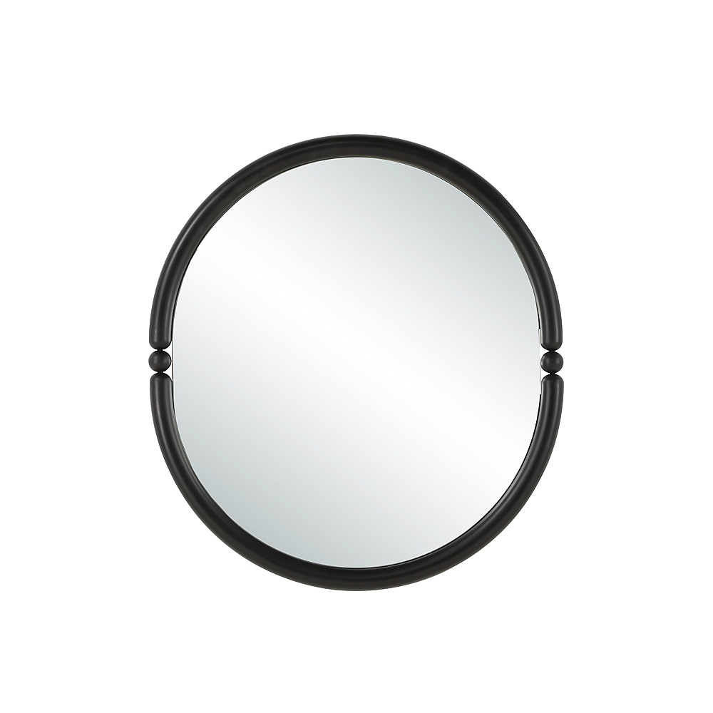Renwil MT2757 Ditto 40" H x 36" W Wall Mirror - Black