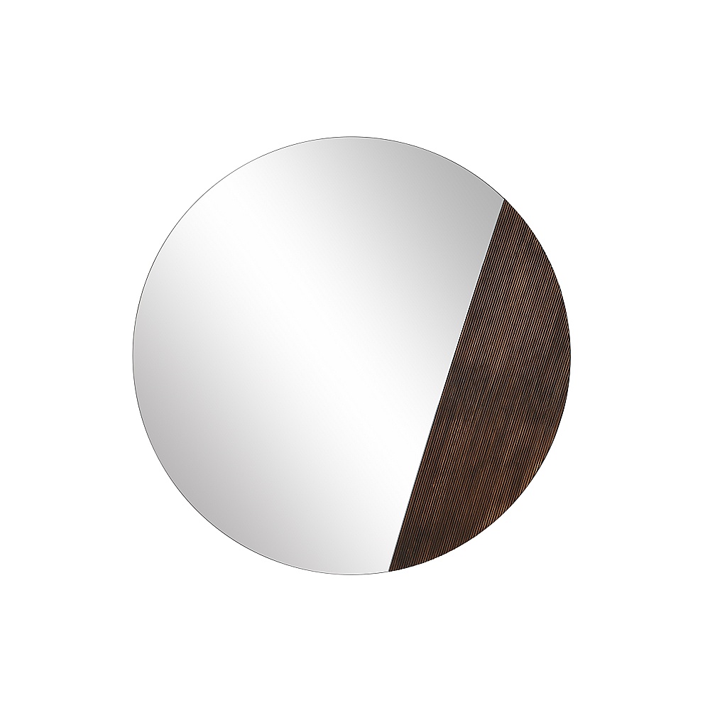 Renwil MT2705 Ronda 47.25" H x 47.25" W Wall Mirror - Brown