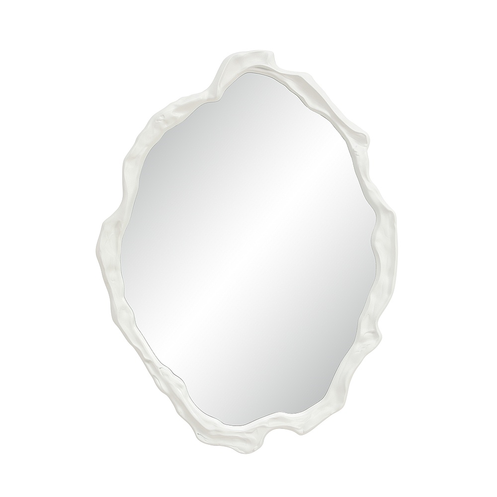 Renwil MT2771 Tida 40" Tall Irregular Mirror - Matte White
