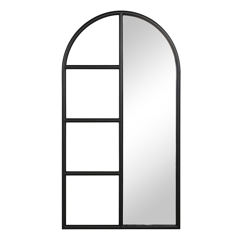 Renwil MT2553 Trellis 69.75" H x 38" W Wall Mirror - Black