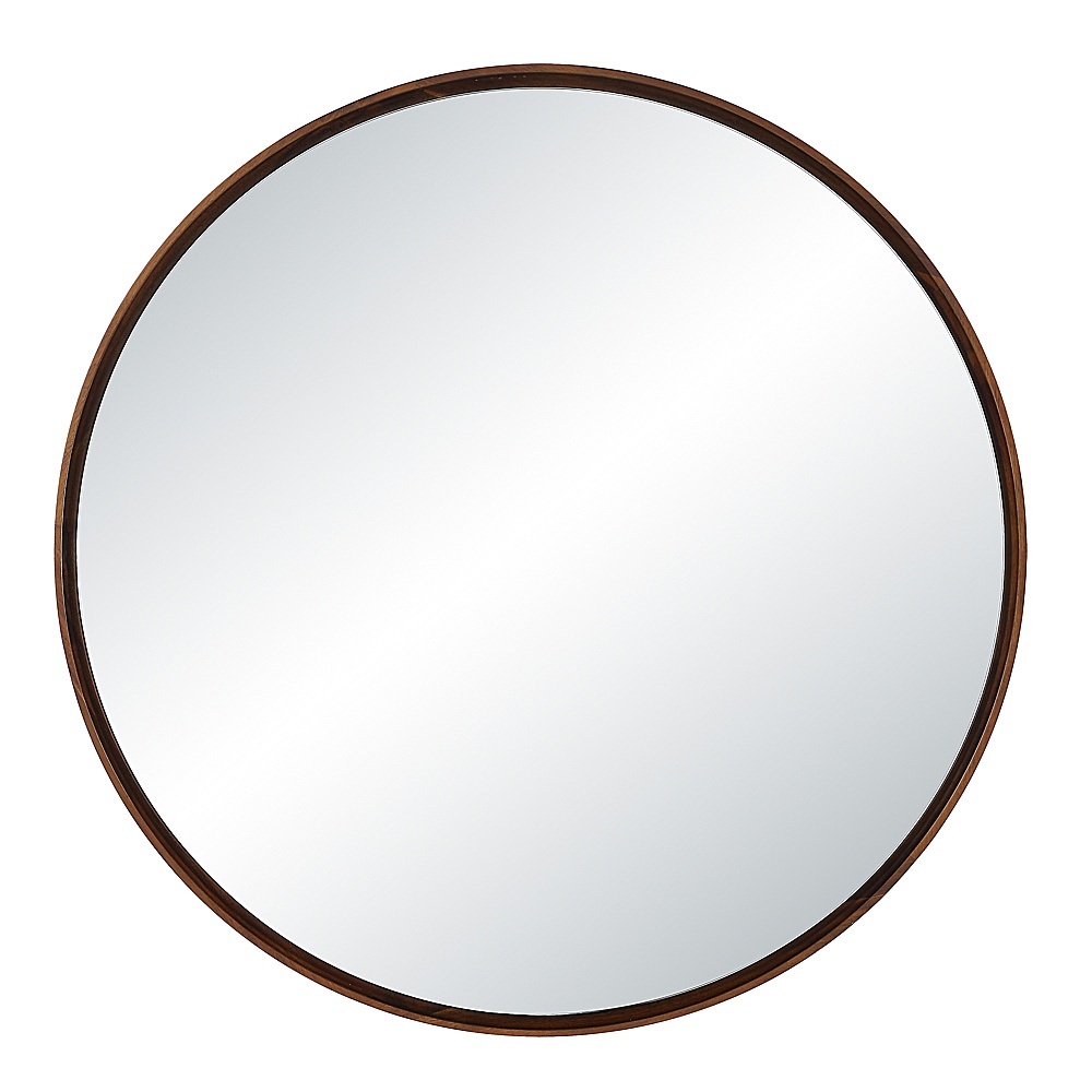 Renwil MT2745 Cabiria 36" H x 36" W Wall Mirror - Brown