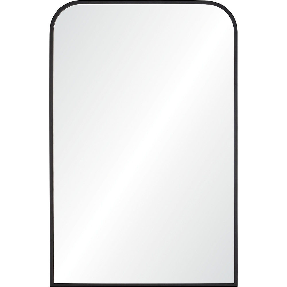 Renwil MT2511 Jackline 36" Tall Rectangle Wall Mirror - Black