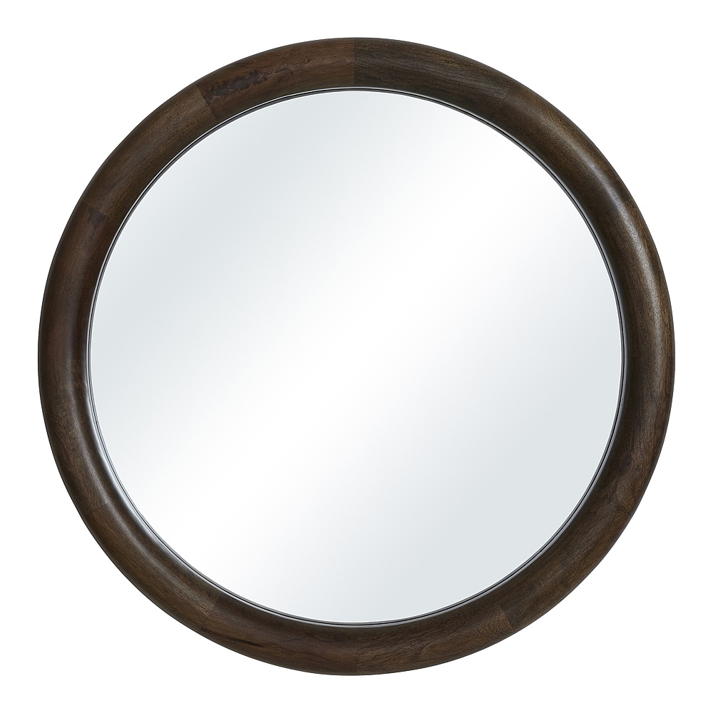 Renwil MT2796 Floresta 40" H x 40" W Wall Mirror - Dark Walnut