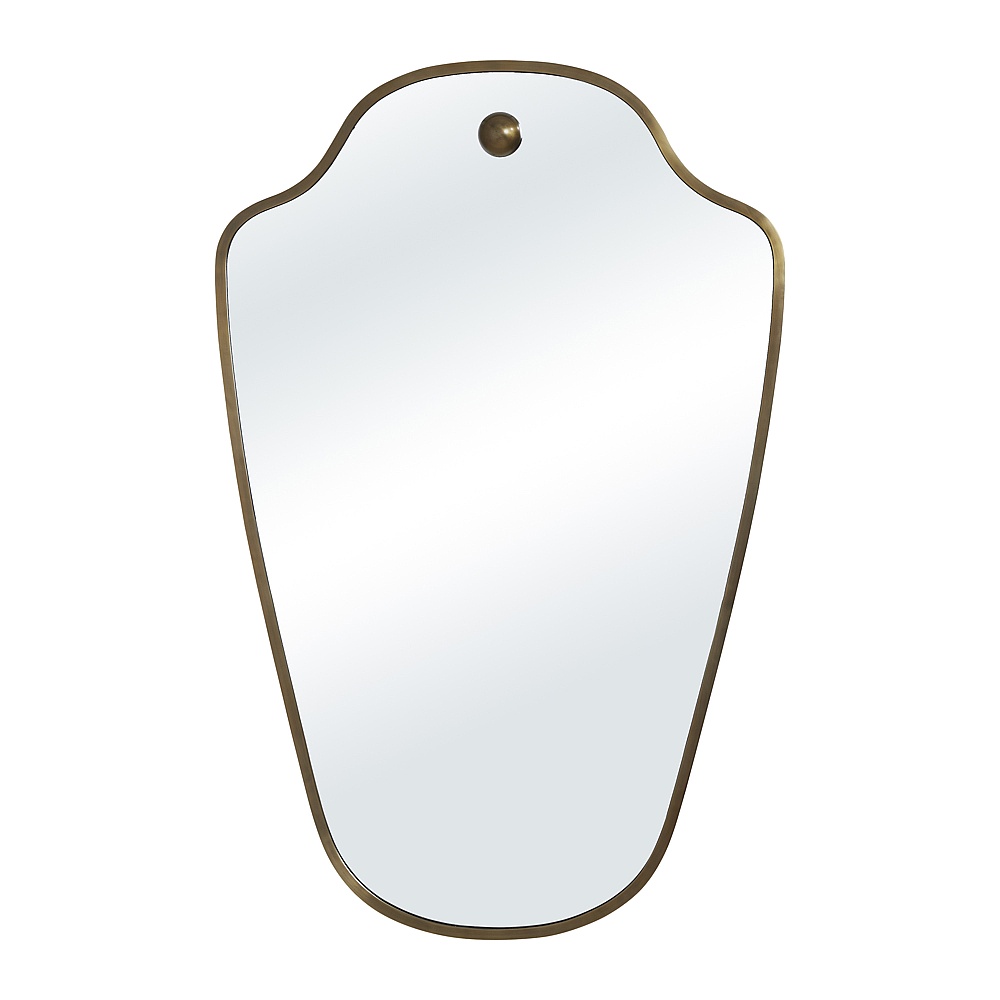 Renwil MT2783 Elodie 40" H x 25.75" W Wall Mirror - Dark Antique Brushed Brass