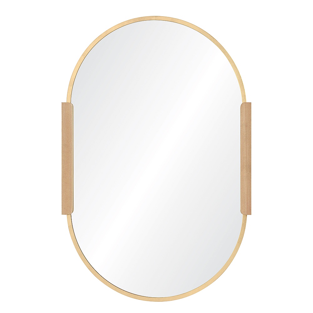 Renwil MT2556 Kerianne 41" Tall Oval Wall Mirror - Yellow