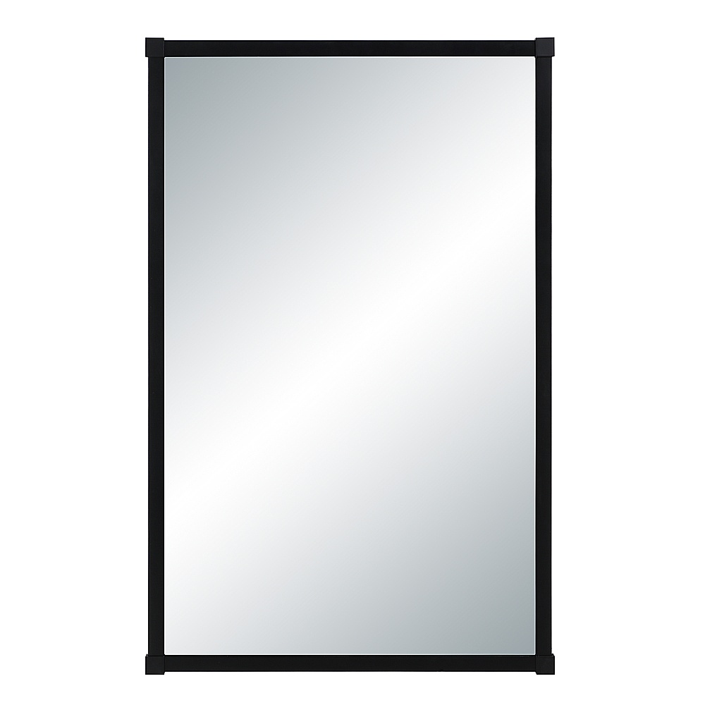 Renwil MT2739 Kauri 35" H x 22" W Wall Mirror - Black