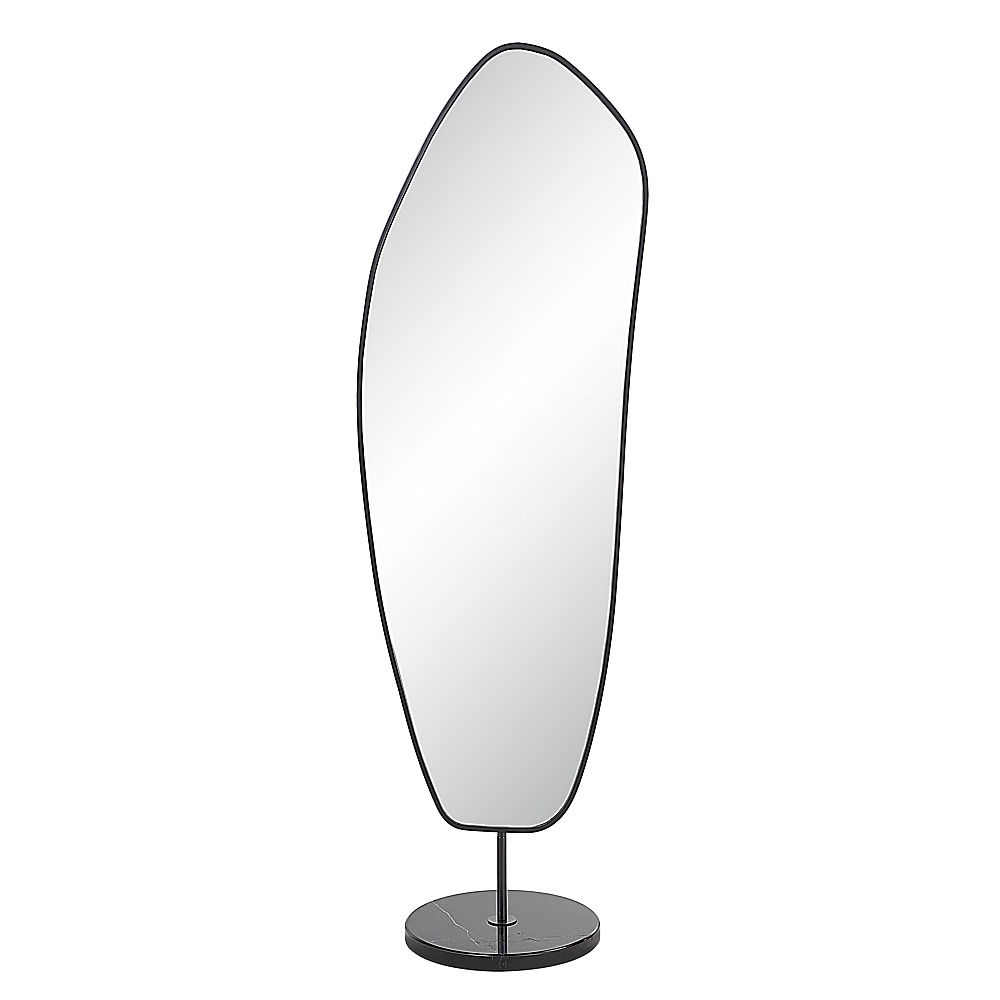 Renwil MT2636 Arlon 70" Tall Irregular Mirror - Matte Black