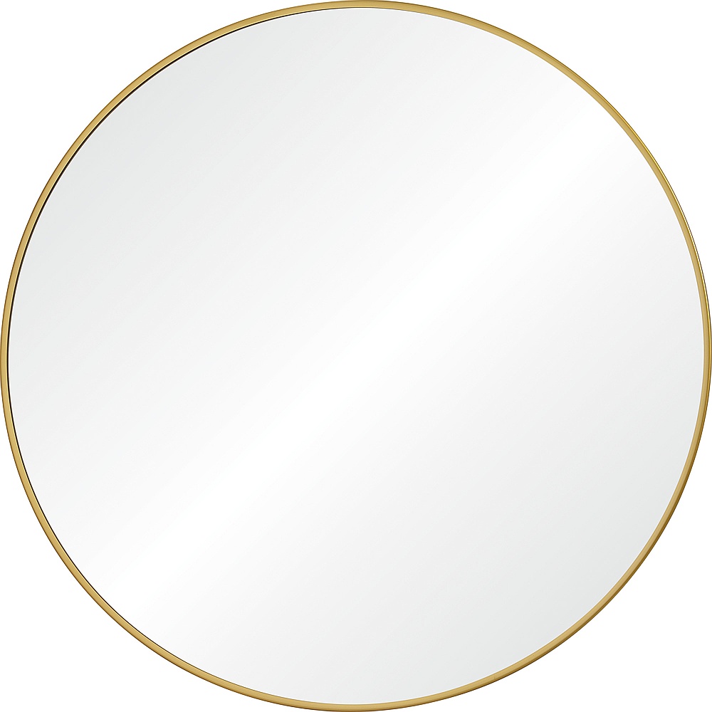 Renwil MT2528 Alegre 30" Tall Round Wall Mirror - Yellow