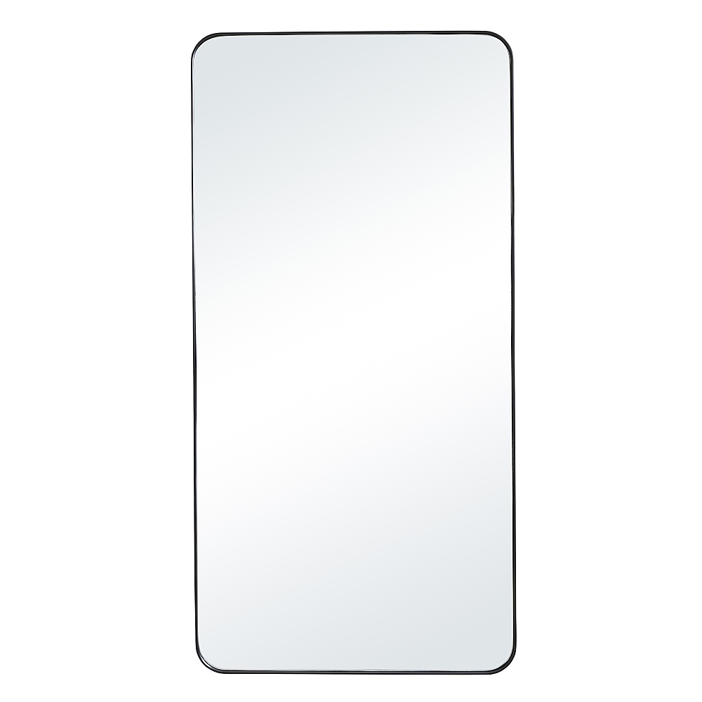 Renwil MT2799 Glencoe 40" H x 20" W Wall Mirror - Matte Black