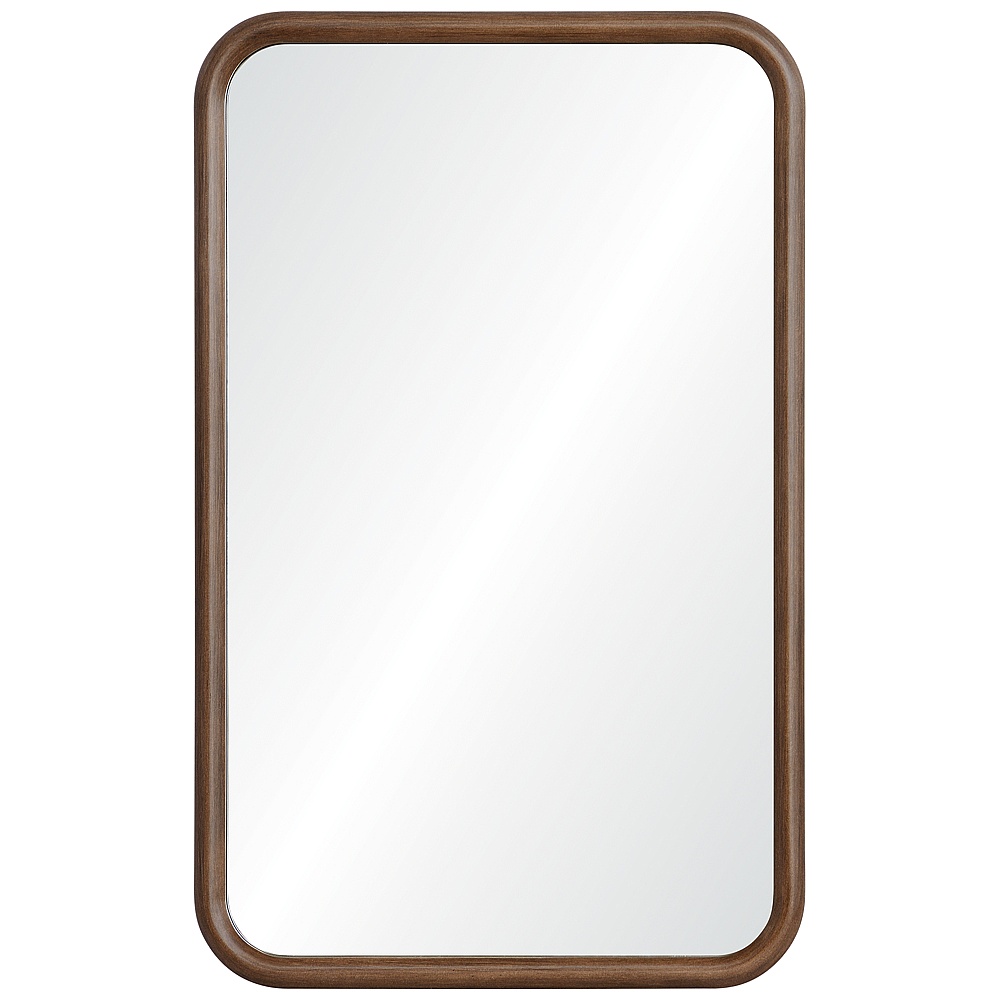 Renwil MT1835 Dickens 32" Tall Rectangle Wall Mirror - Brown