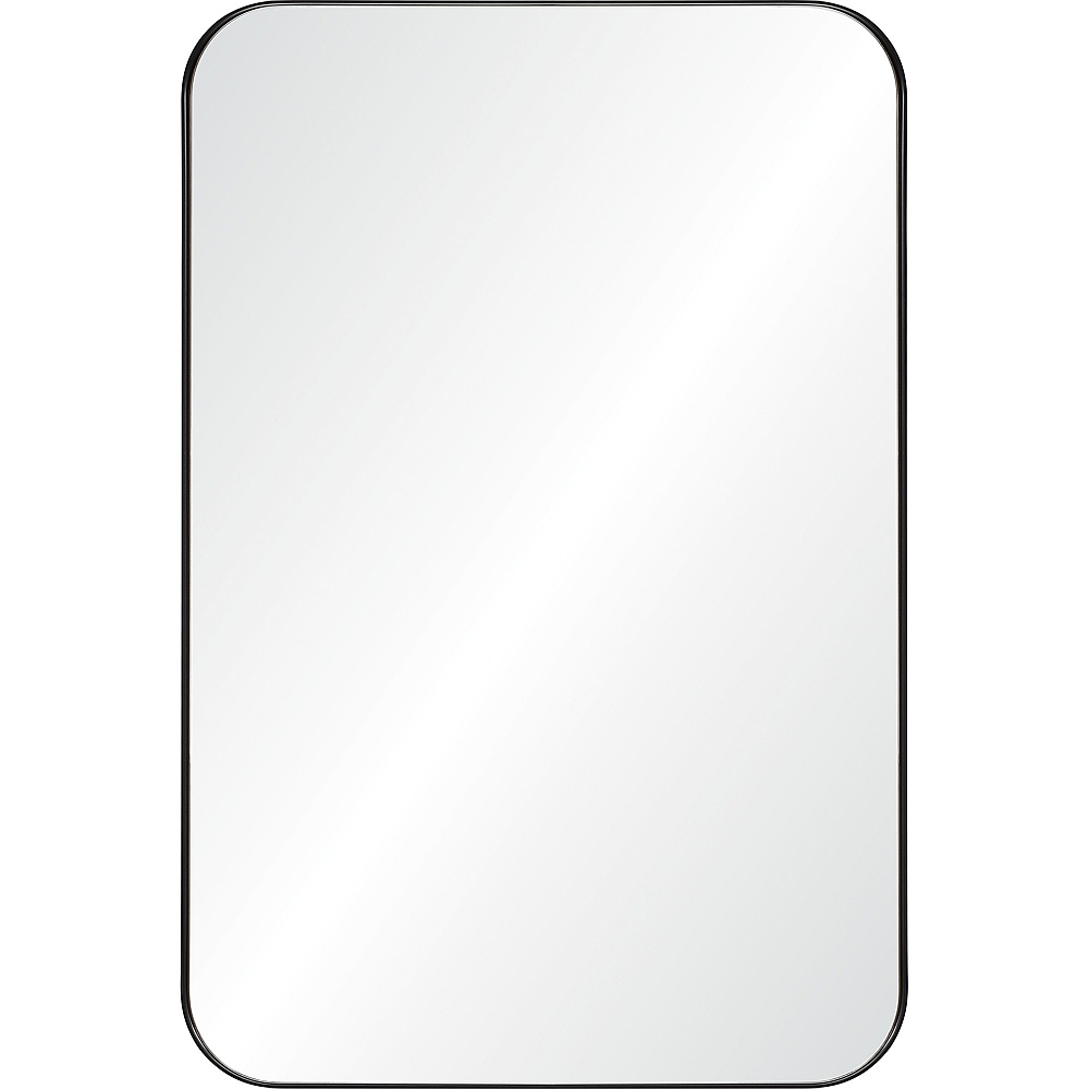 Renwil MT2533 Glencoe 36" Tall Rectangle Wall Mirror - Black