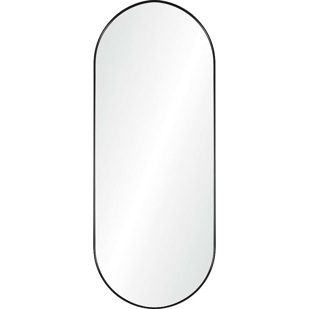 Renwil MT2510 Ammar 60" Tall Oval Wall Mirror - Black
