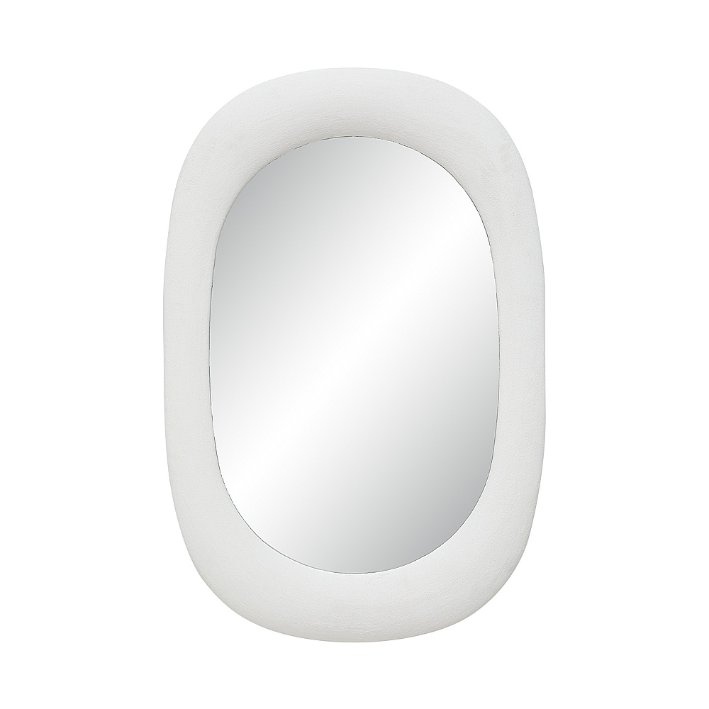Renwil MT2768 Galera 45" H x 30" W Wall Mirror - White Stucco