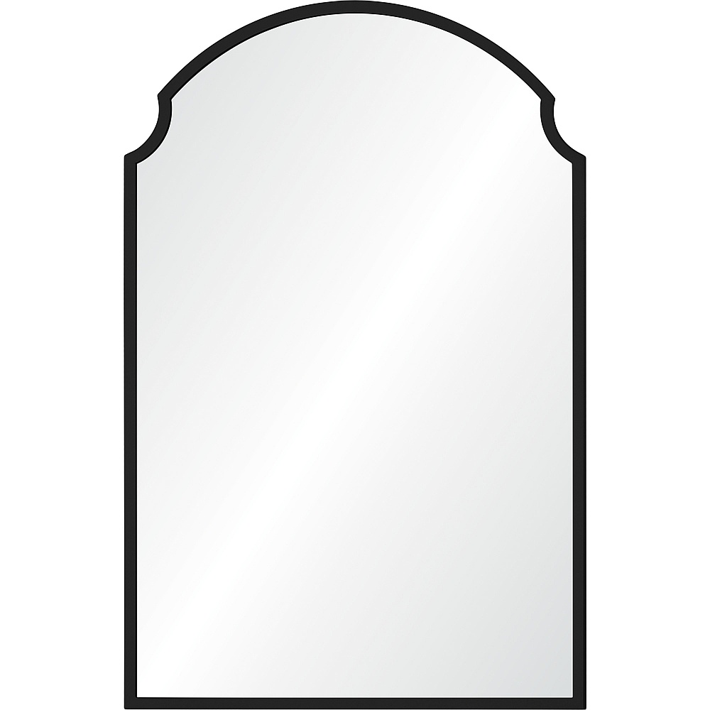 Renwil MT2542 Asmara 36" Tall Irregular Wall Mirror - Black