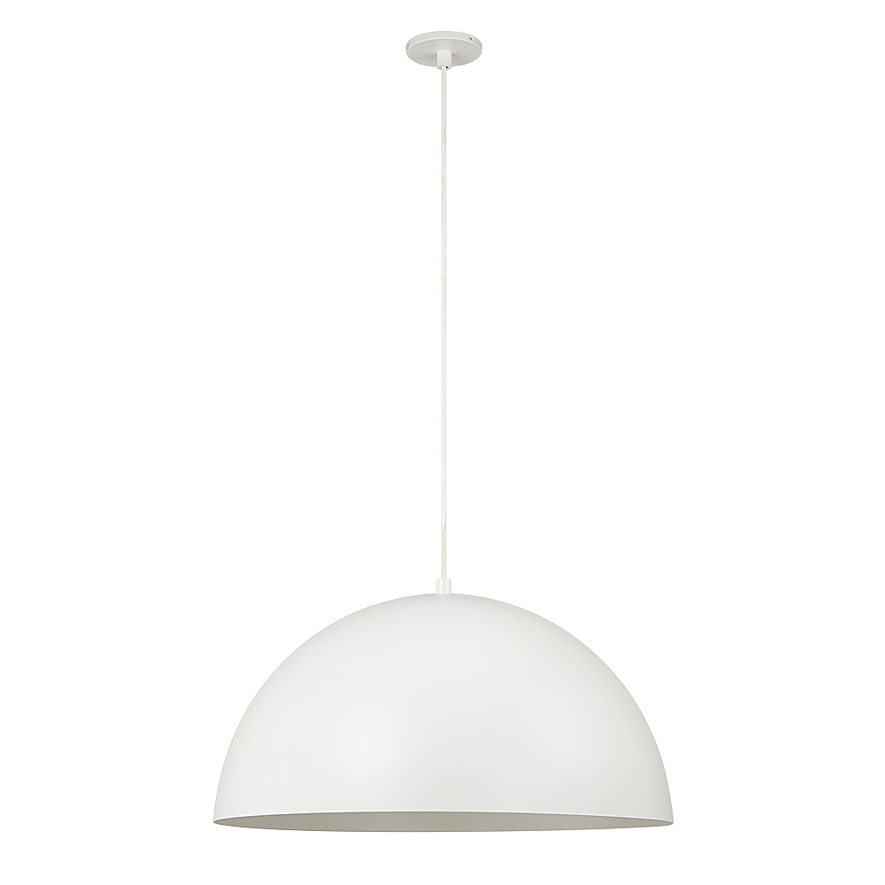 Renwil LPC4480 Ozona 27.5" Wide 1-Light Chandelier - Matte Off-White
