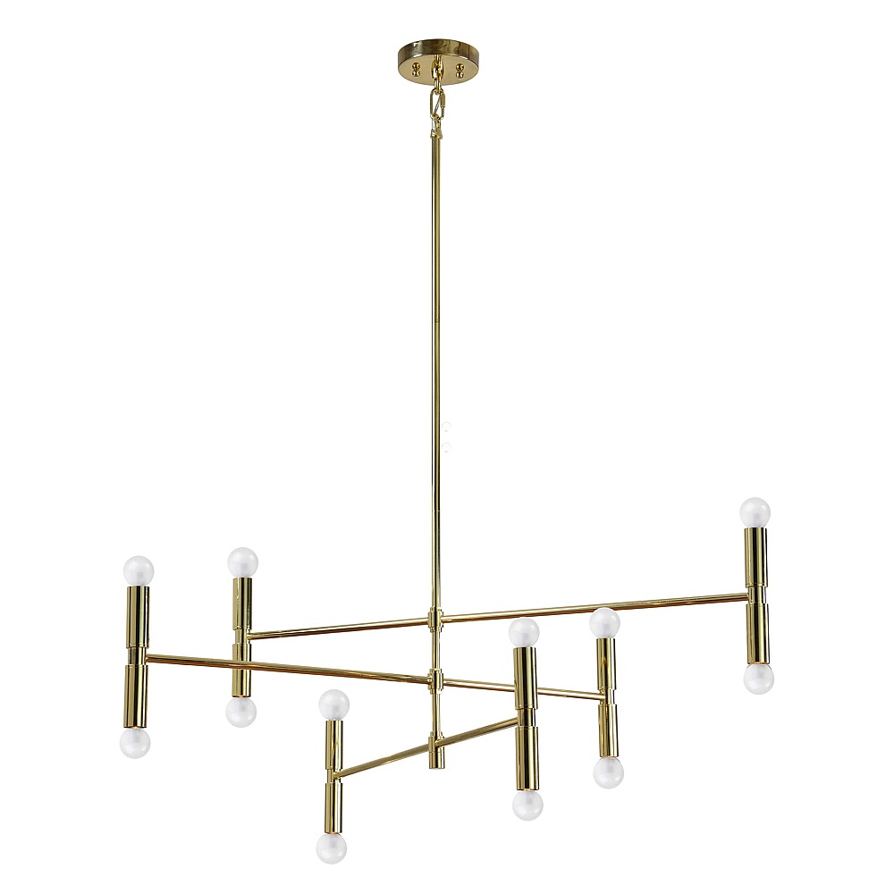 Renwil LPC4002 Axis 74.5" Length Ceiling Fixture - Gold
