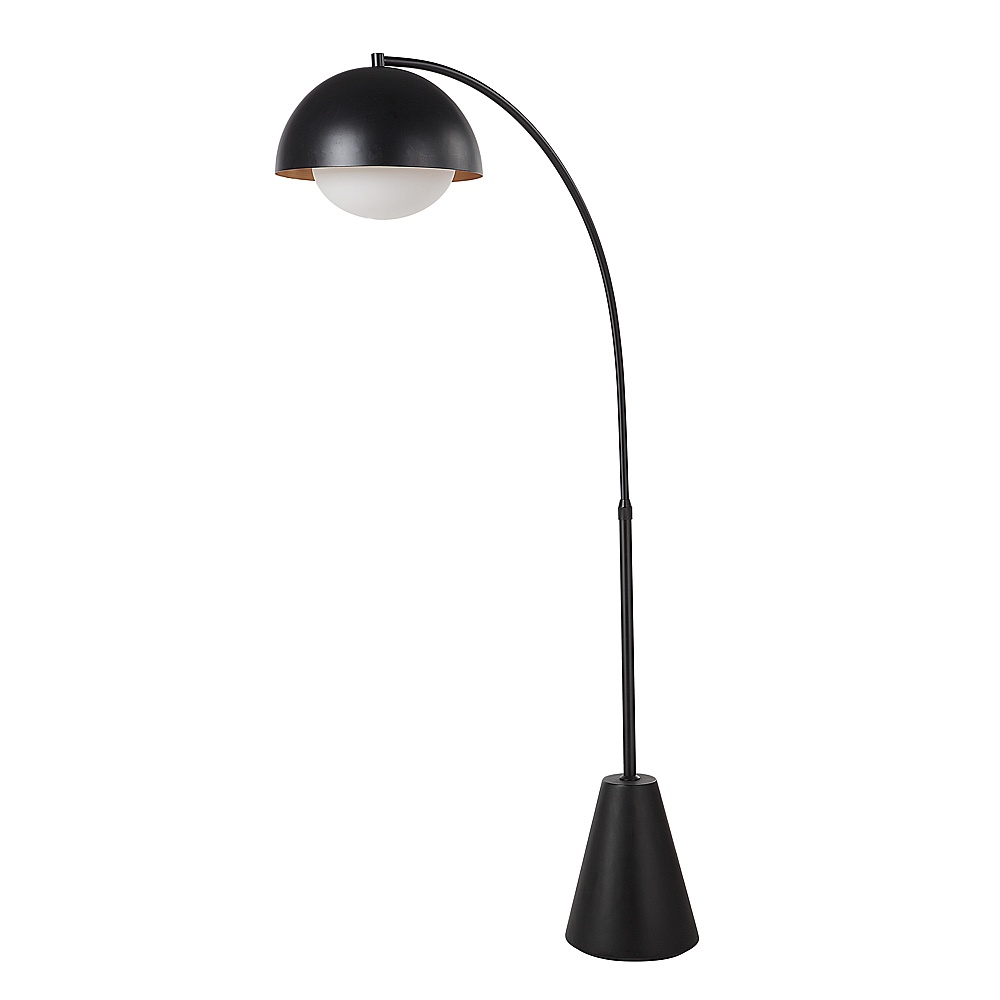 Renwil LPF3152 Cooke 65 - 75" Tall Matte Black Floor Lamp with Shade