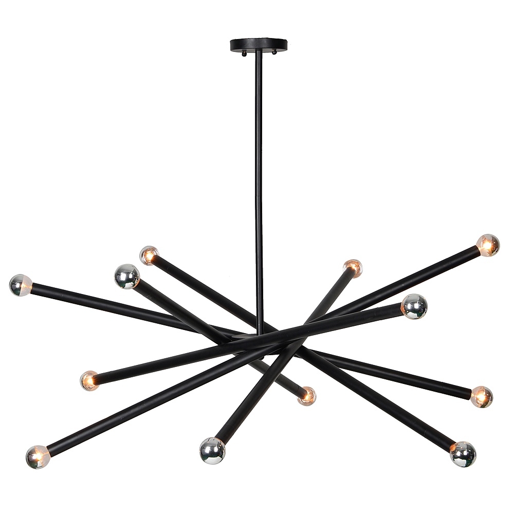 Renwil LPC4095 Clemente 36" Length Ceiling Fixture - Black