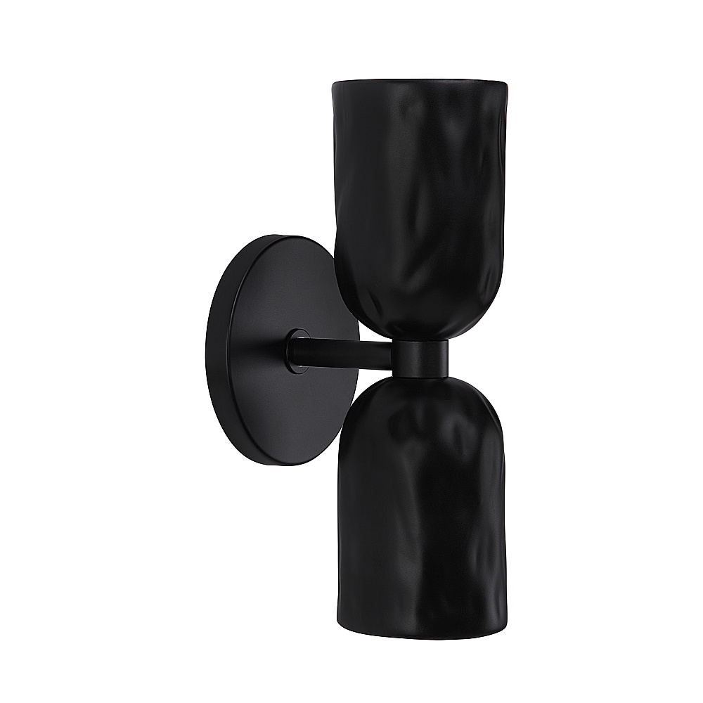 Renwil WS141 Alessia 11.2" Powder Coated Matte Black 2-Light Wall Sconce