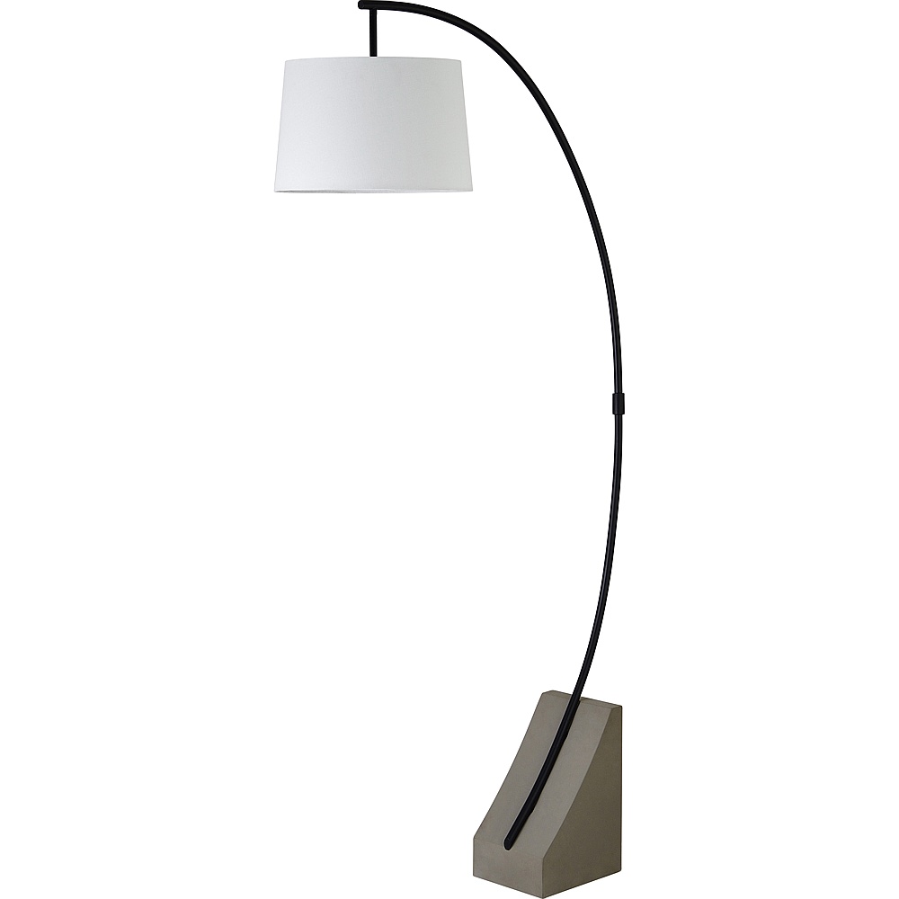 Renwil LPF3123 Weymouth 75.5" Length Floor Lamp - Matte Black