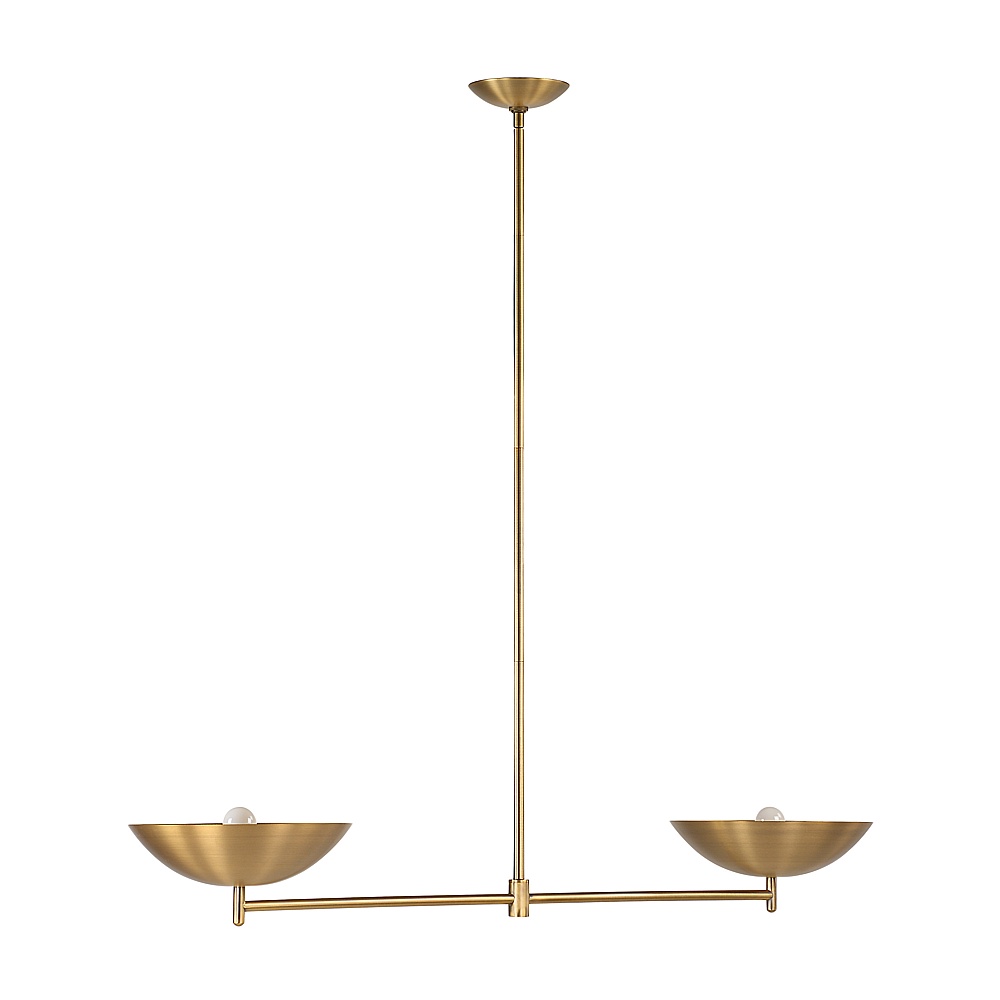 Renwil LPC4491 Waxlow 64.5" Height Ceiling Fixture - Plated Dark Antique Brushed Brass