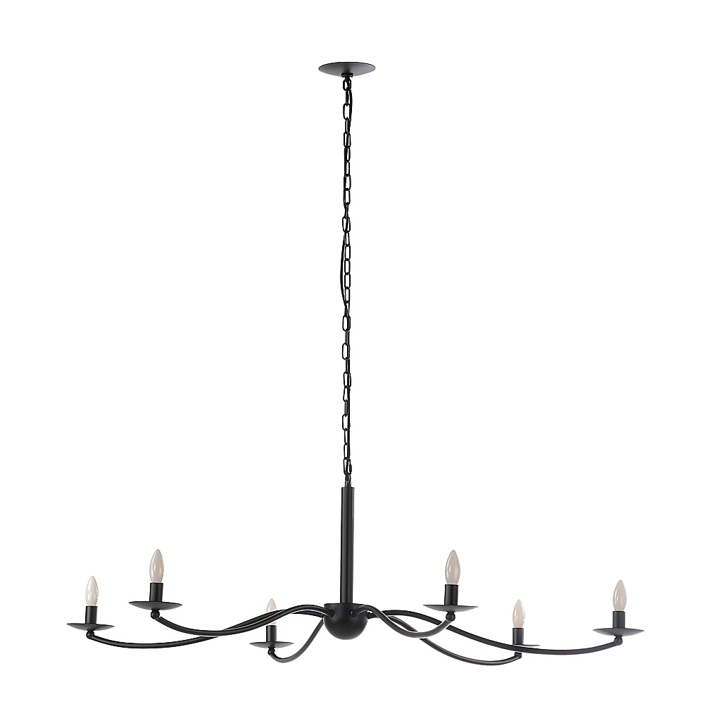Renwil LPC4495 Landen 75.75" Height Ceiling Fixture - Powder Coated Matte Black