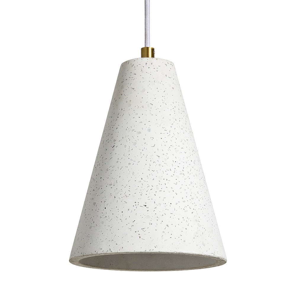 Renwil LPC4440 Paula 10" Length Ceiling Fixture - Off-White With Speckles