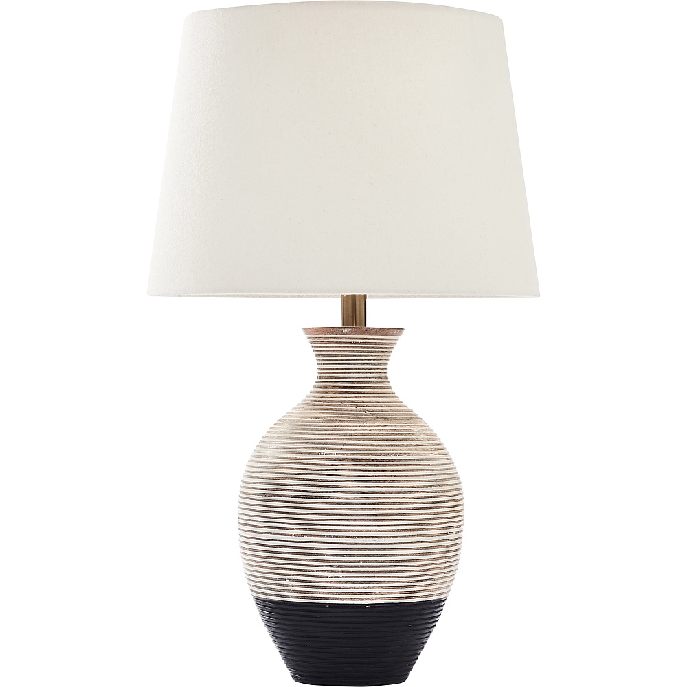 Renwil LPT1180 Ignacio 27" Length Table Lamp - Black and whitewash