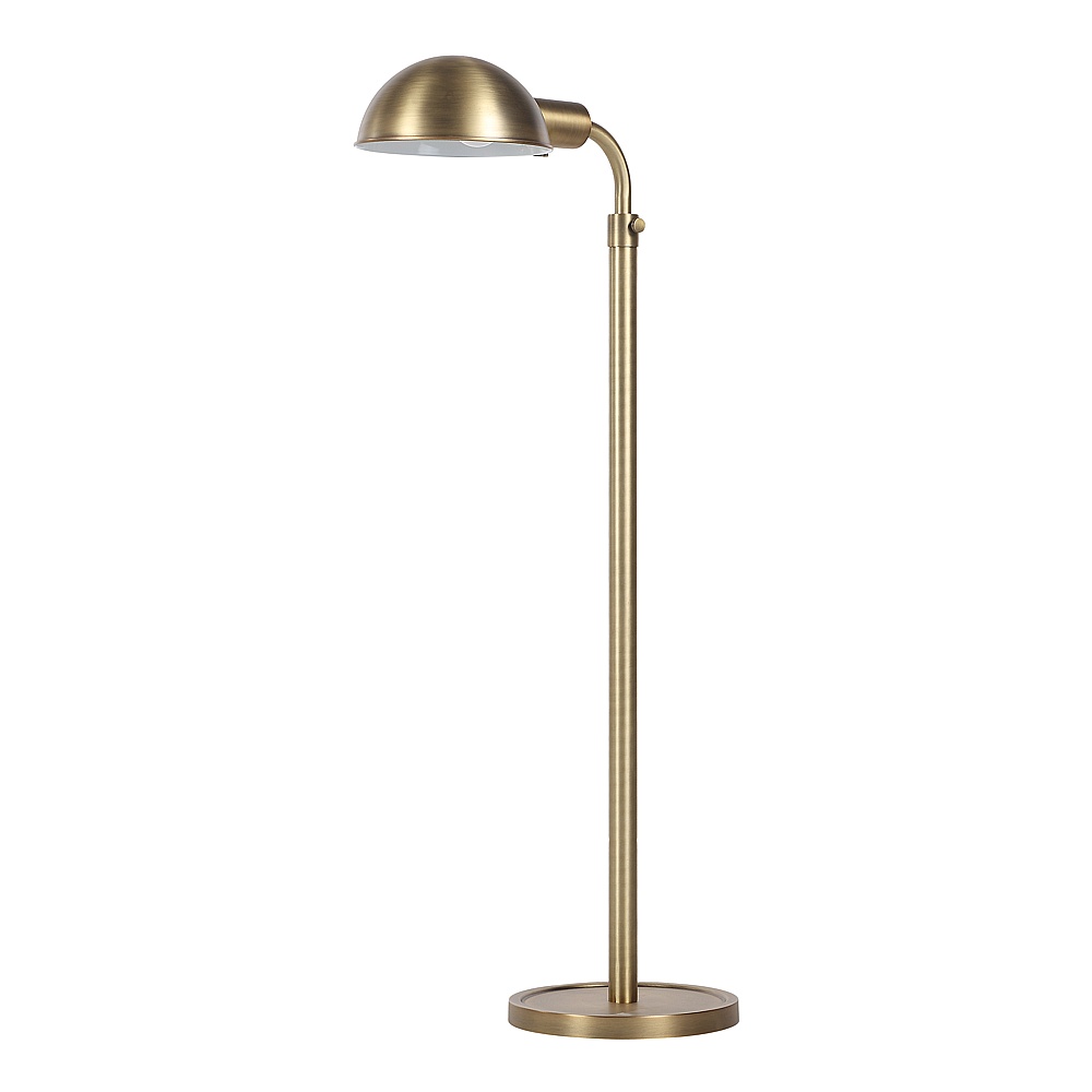 Renwil LPF3182 Cos 45-60" ADJ Height Floor Lamp - Dark Antique Brushed Brass