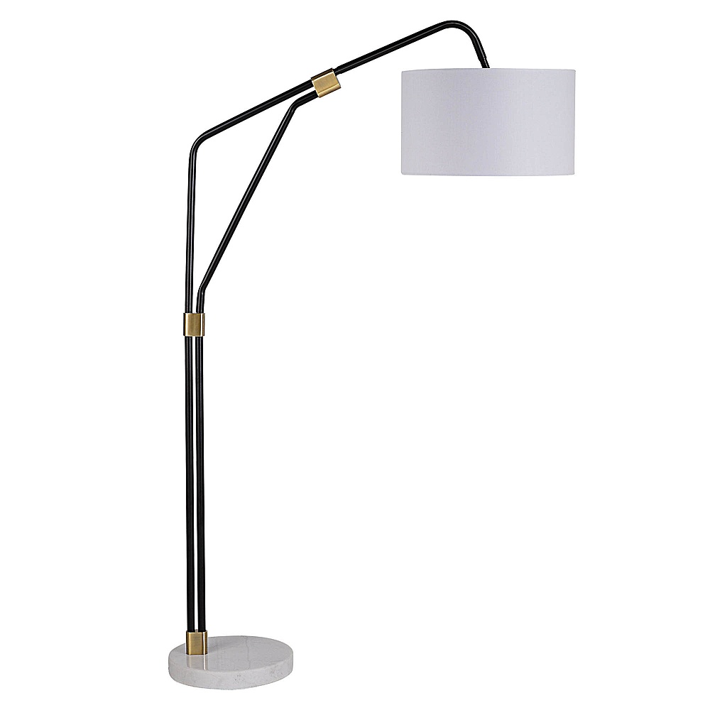 Renwil LPF3143 Wroxton 71" Length Floor Lamp - Matte Black