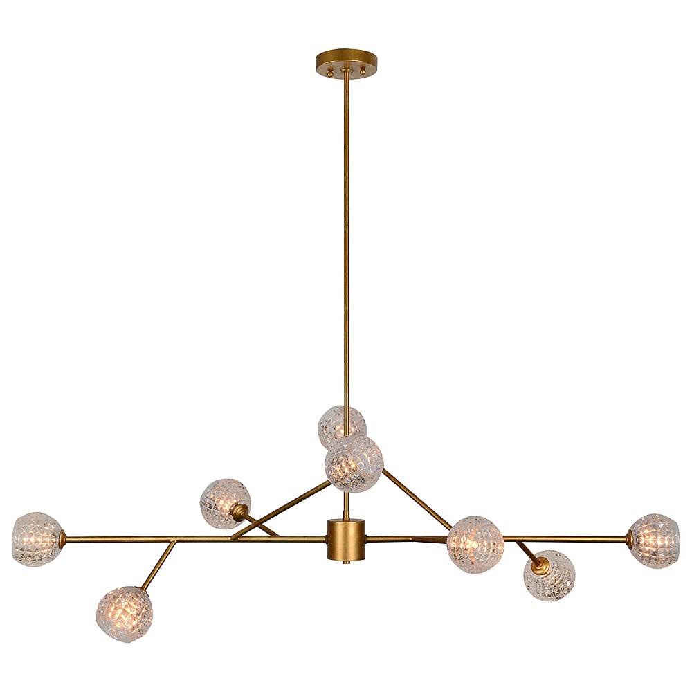 Renwil LPC4085 Damas 17.5-46" Length Ceiling Fixture - Antique Gold