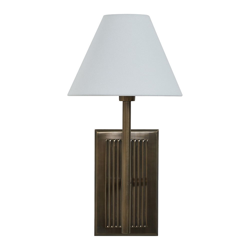 Renwil WS176 Solaria 19" Dark Antique Brushed Brass 1-Light Wall Sconce