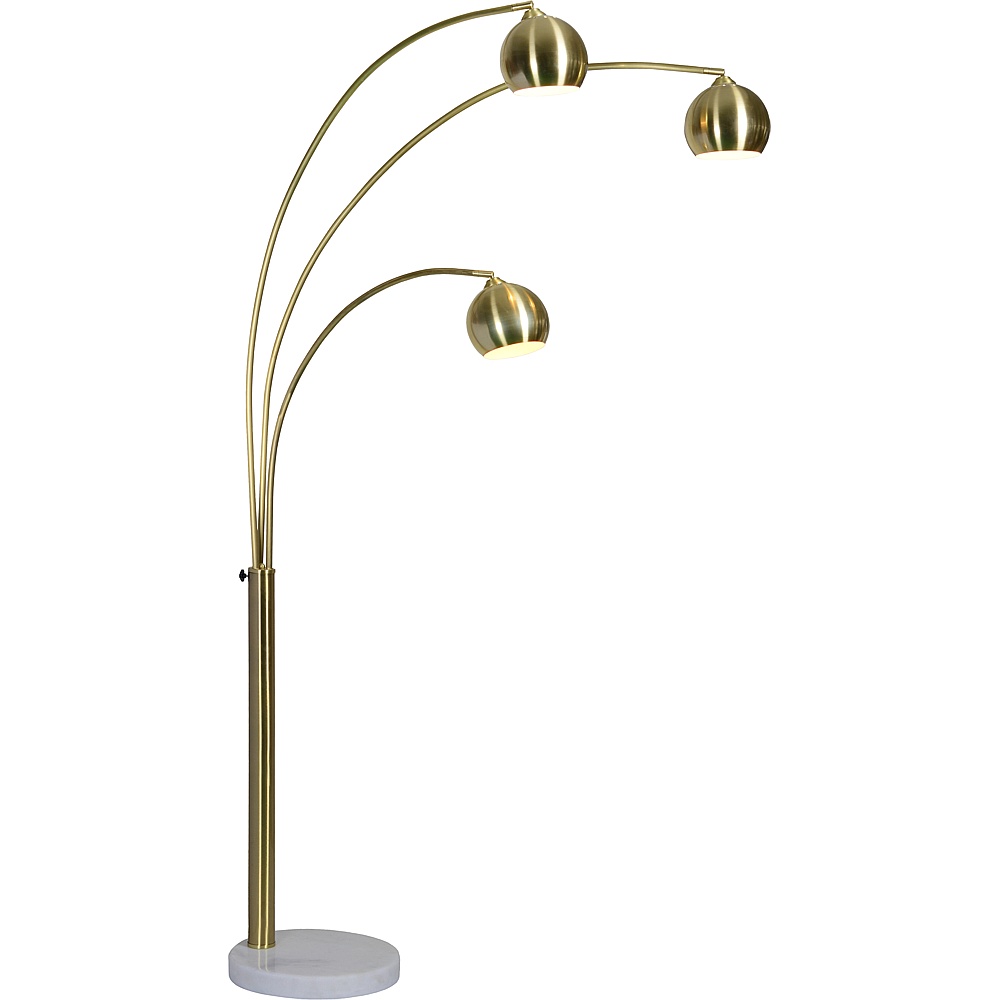 Renwil LPF3072 Dorset 83" Length Floor lamp - Satin Brass