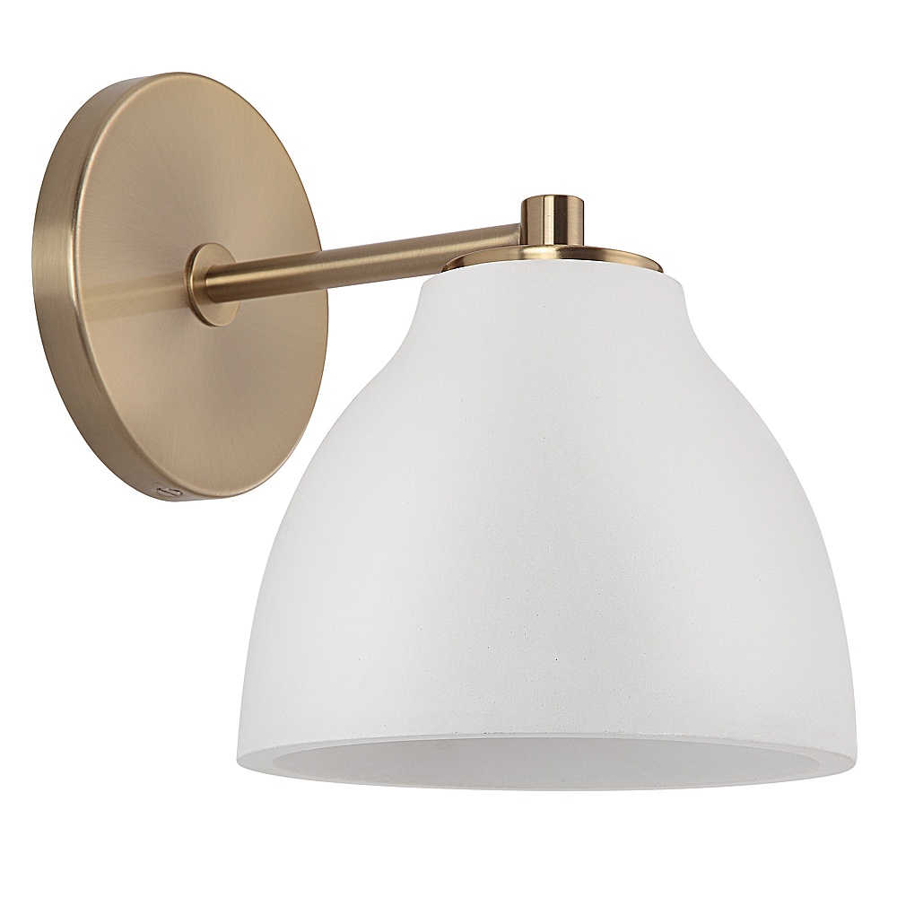 Renwil WS138 Mazia 8.5" Burnished Brass 1-Light Wall Sconce