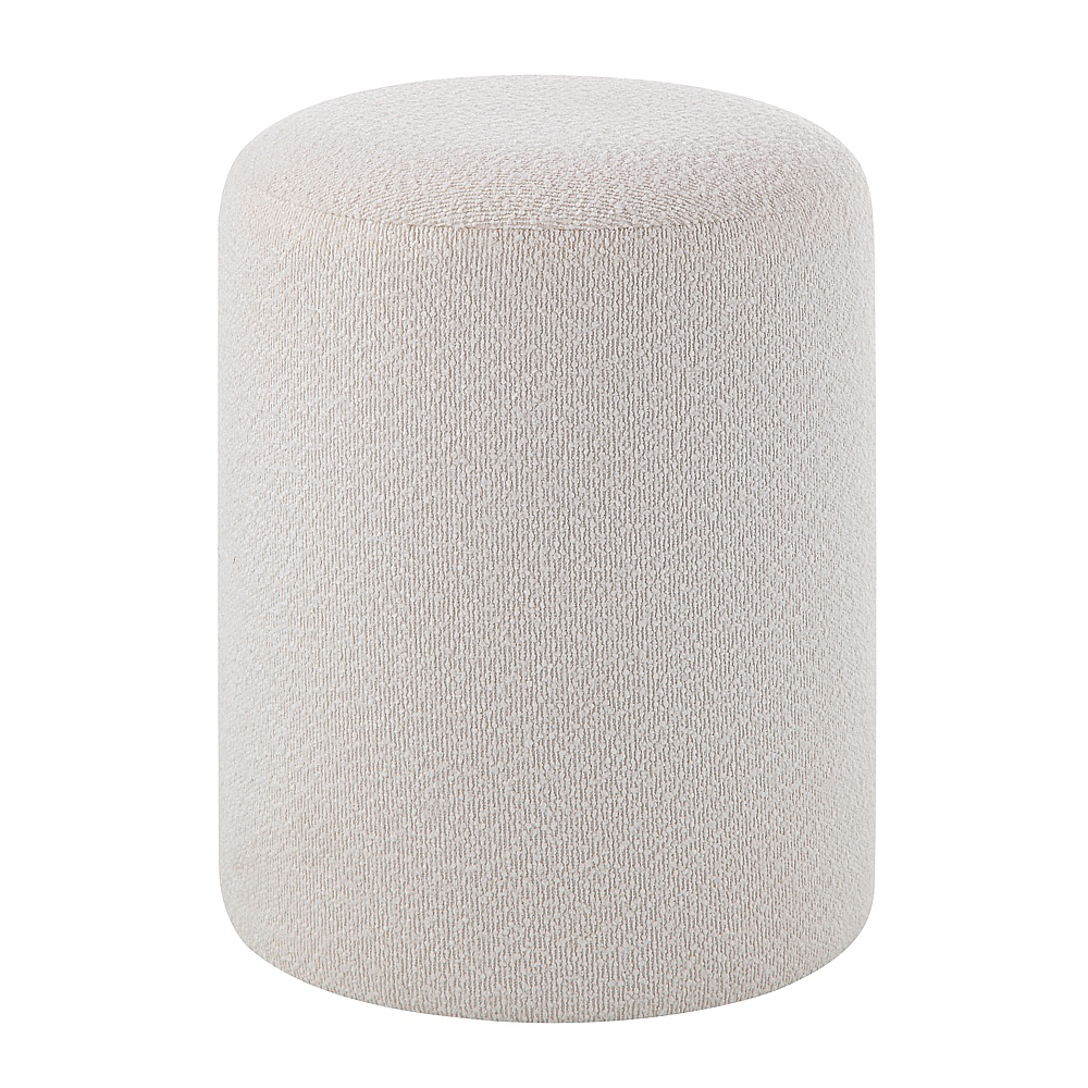 Renwil CHA096 Corbin Indoor Boucle Ottoman - Off-White