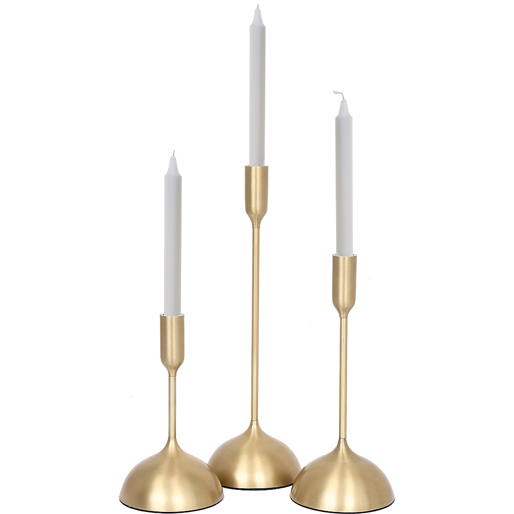 Renwil CAN158 Ferris Indoor Aluminum Candle Holder - Gold
