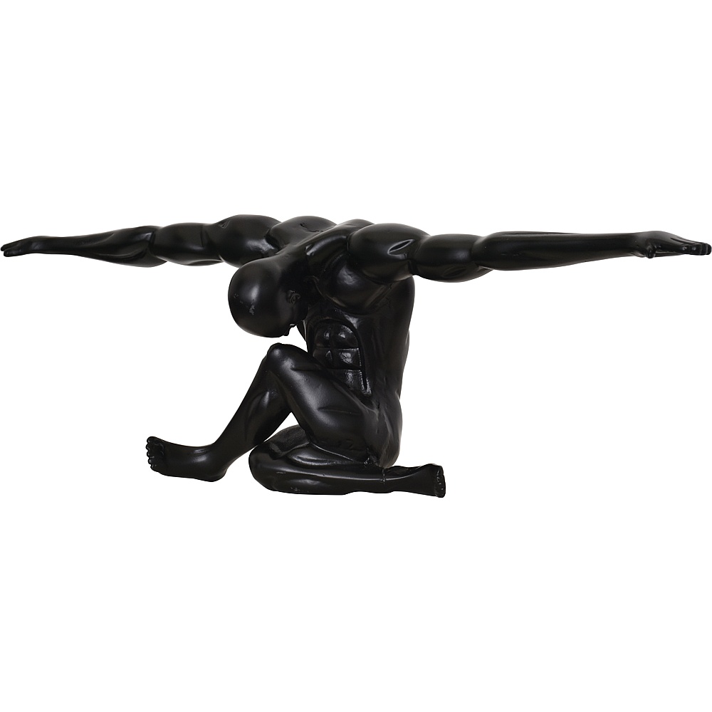 Renwil STA727 Mortal Indoor Aluminum Statue - Matte Black
