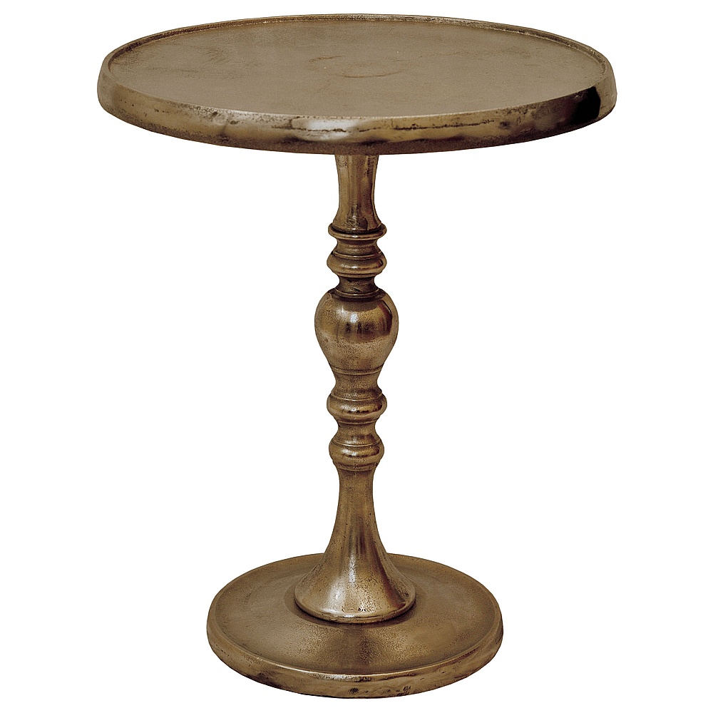 Renwil TA033 Romina Indoor Aluminum Table - Antique Brass