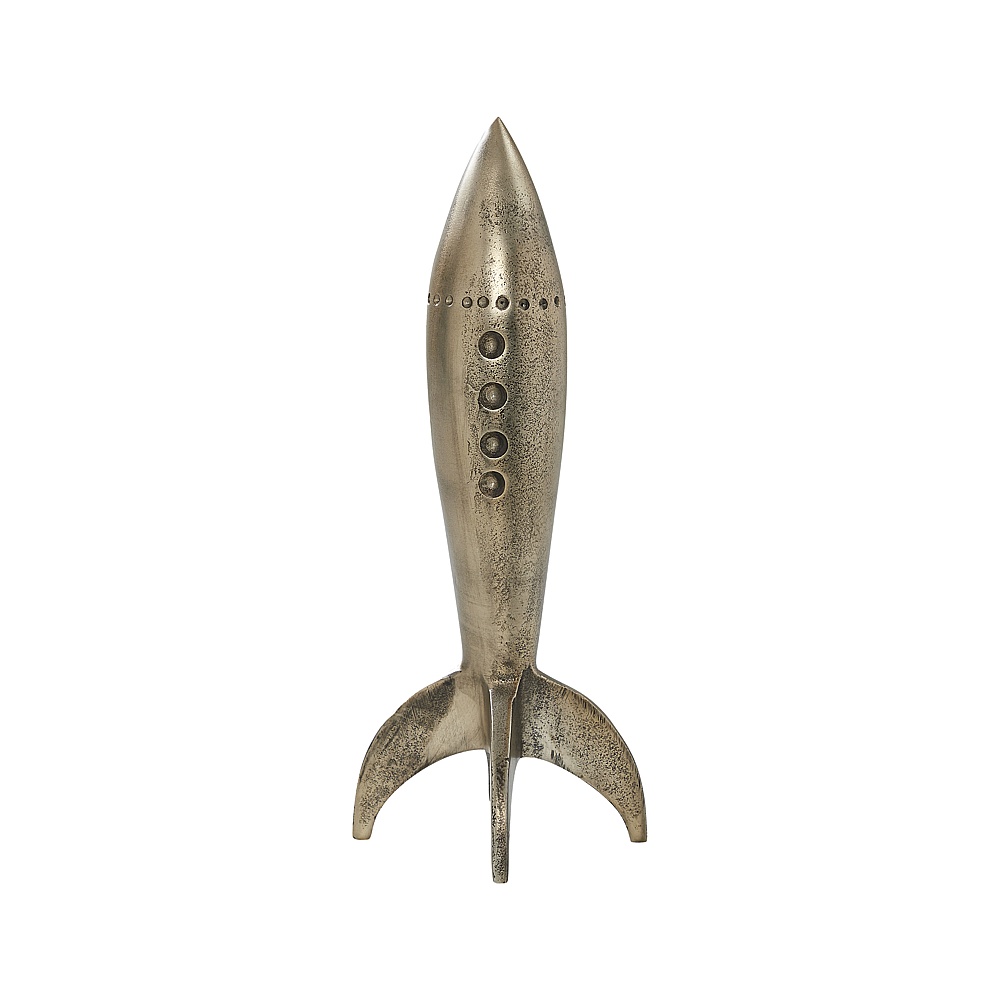 Renwil STA789 Brooks Indoor Cast Aluminum Statue - Antique Brass