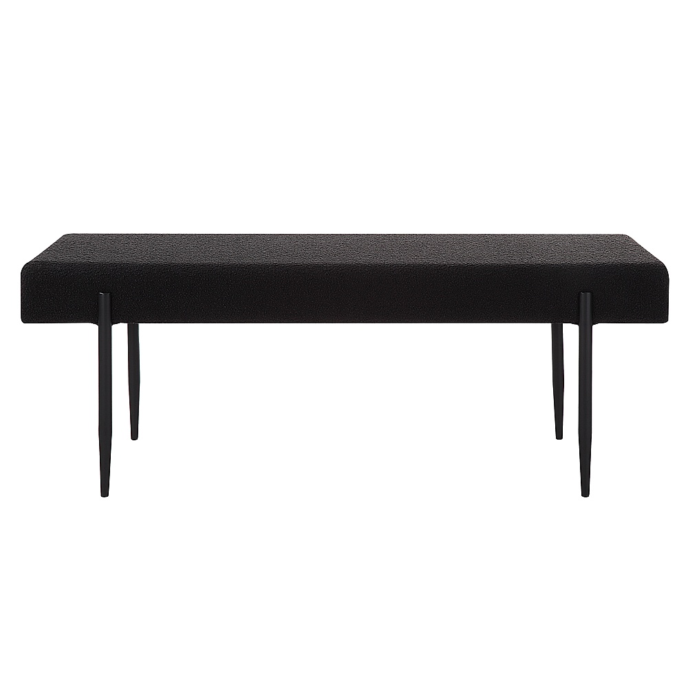 Renwil CHA100 Lowe Indoor Boucle Bench - Black