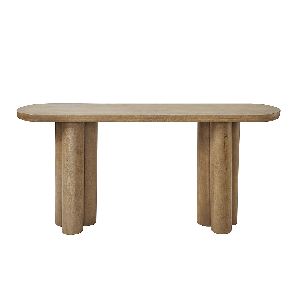 Renwil TA512 Ramona Indoor Mango Wood Console Table - Light Brown