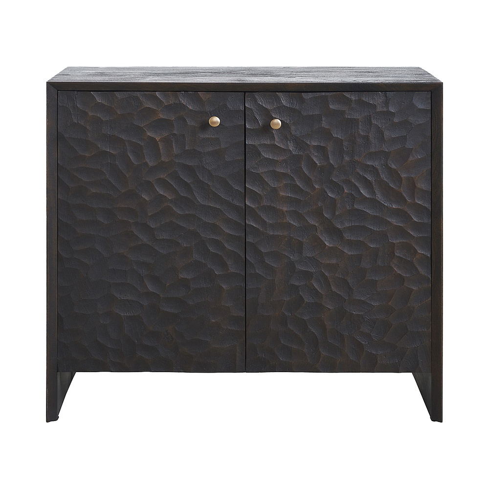 Renwil TA544 Jean Indoor Mango Wood Cabinet - Dark Brown
