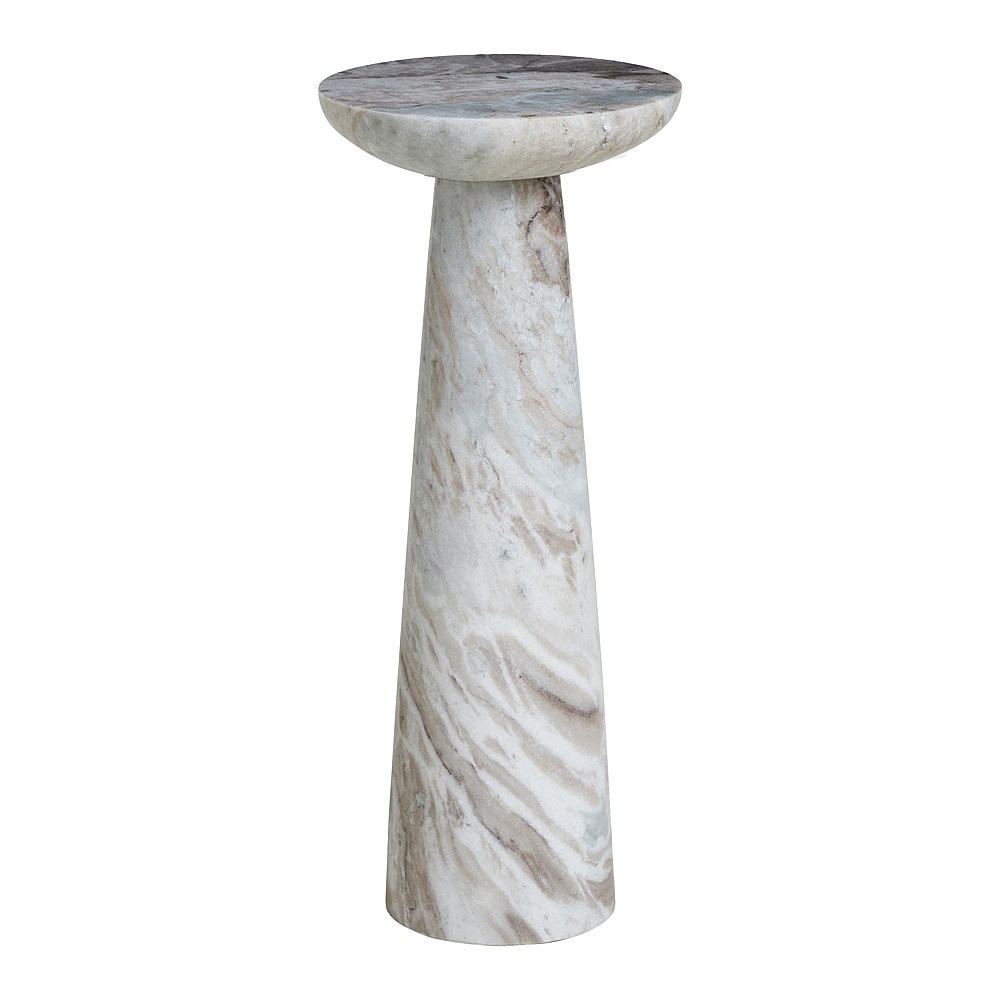 Renwil TA550A Mercura Indoor Mercury Black Marble Side Table