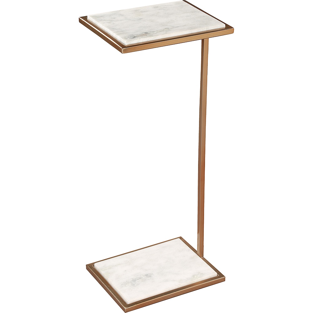Renwil TA385 Delma Indoor Steel Table - White