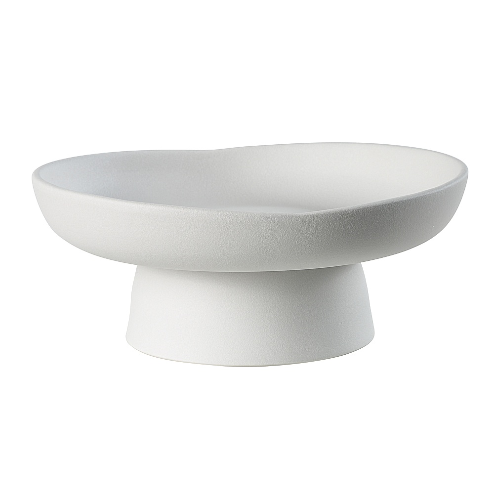 Renwil VAS258 Malabo Indoor Porcelain Ceramic Bowl - Matte Off-White
