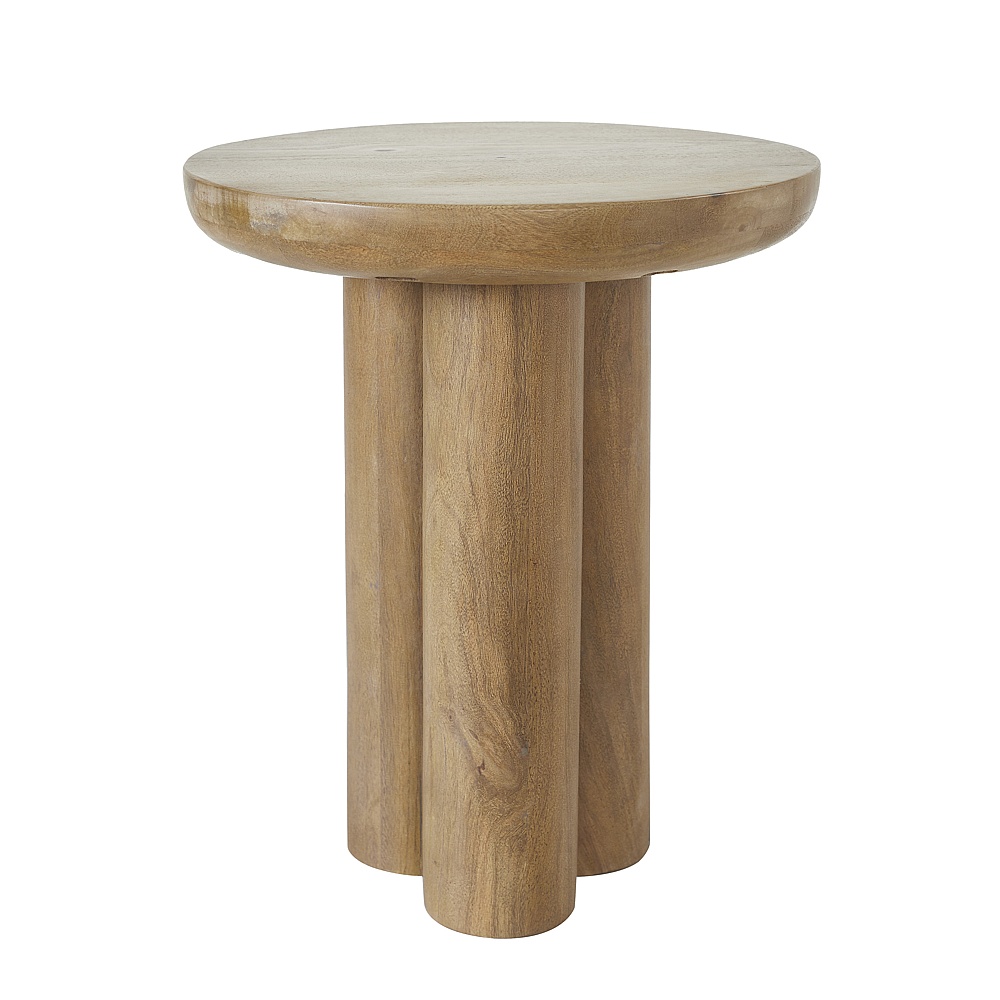 Renwil TA511 Honey Indoor Mango Wood Side Table - Light Brown