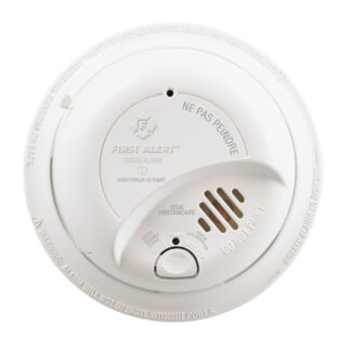 First Alert 9120LBLA 10-Year Battery Backup Hardwired Ionization Smoke Alarm - White